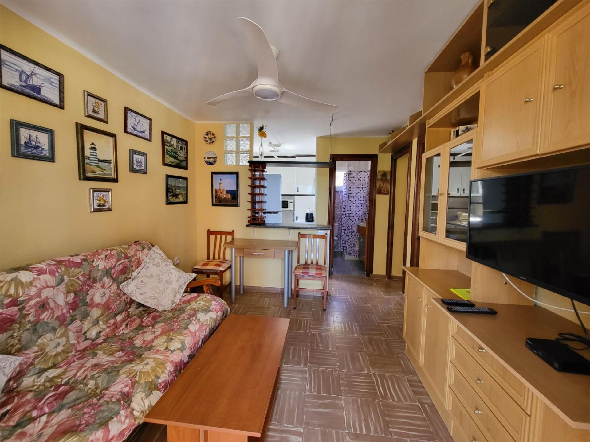 Living room of Apartment to rent in Oropesa del Mar / Orpesa  with Terrace and Furnished