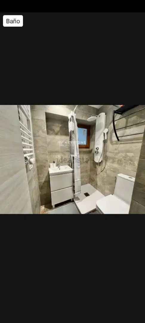 Badezimmer von Wohnungen zur untervermieten in  Palma de Mallorca mit Klimaanlage, Heizung und Parkett