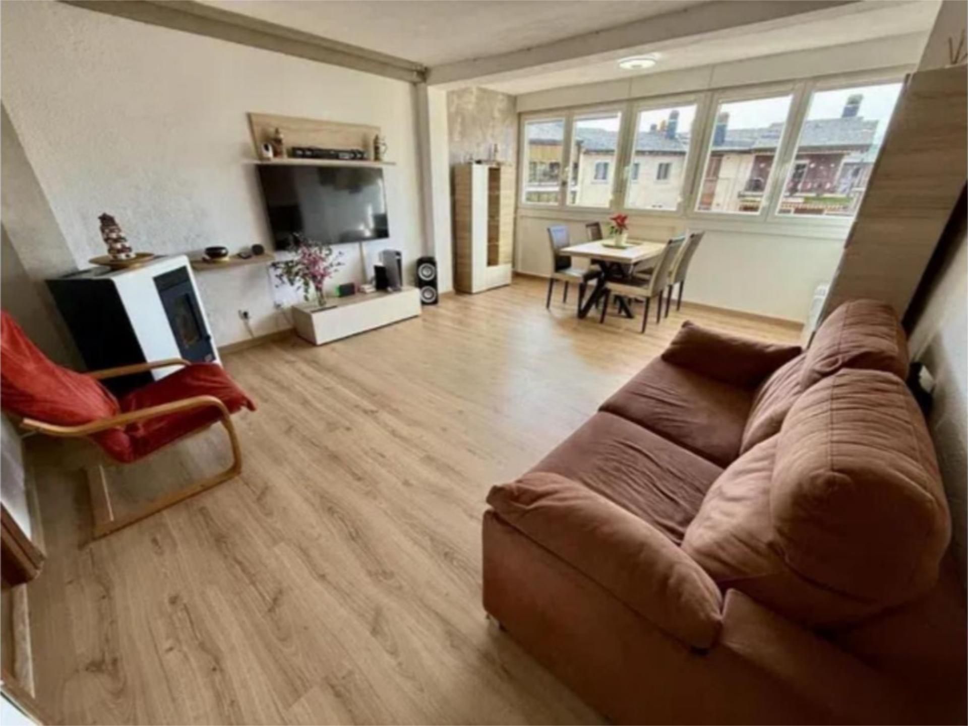 Living room of Flat for sale in Collado Villalba  with Heating, Parquet flooring and Terrace