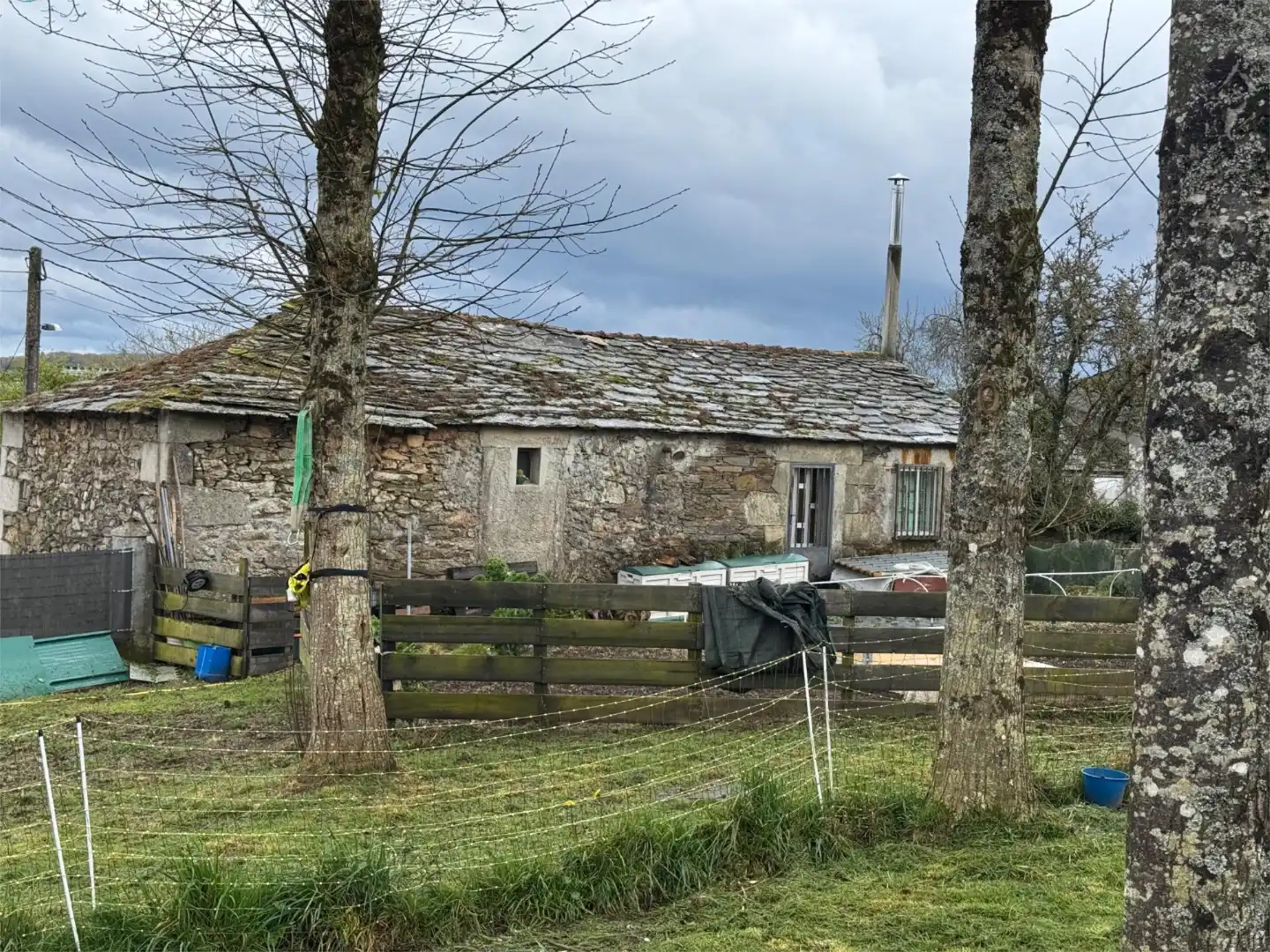 Vista exterior de Casa adosada en venta en Lugo con Jardín privado