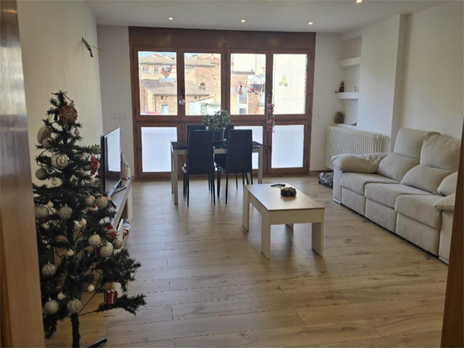 Sala de estar de Piso en venta en Tremp con Calefacción, Parquet y Terraza