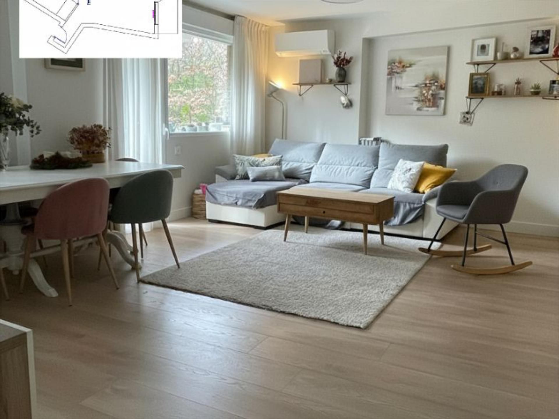 Flat for sale in Paseo de San Illán, 21, San Isidro Living room of Flat for sale in Madrid Capital with Air Conditioner, Heating and Parquet flooring