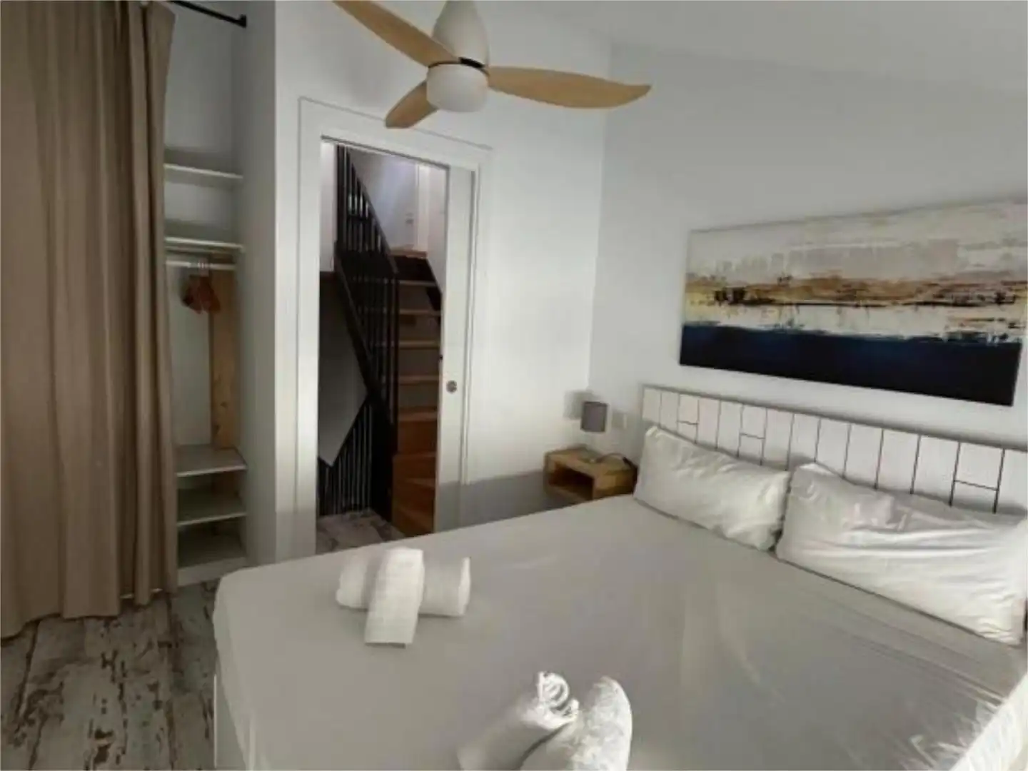 Wohnung zur Miete in Carrer de Pujades, 428, El Besós i el Maresme Schlafzimmer von Wohnung zur Miete in Barcelona mit Klimaanlage, Heizung und Parkett