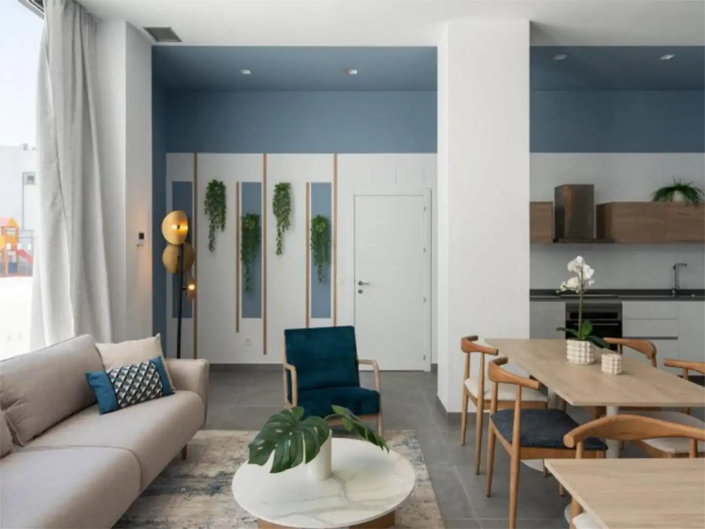 Wohnzimmer von Wohnung zum Verkauf in  Sevilla Capital mit Klimaanlage, Terrasse und Schwimmbad