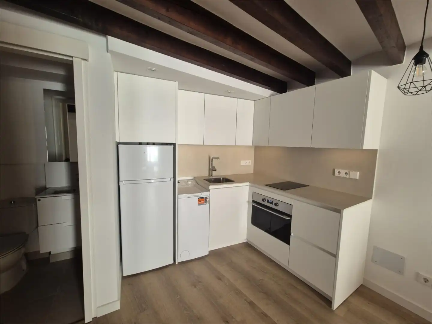 Wohnung zum Verkauf in Carrer de la Bosseria, 12, Cort Küche von Wohnung zum Verkauf in Palma de Mallorca mit Parkett, Möbliert und Ofen