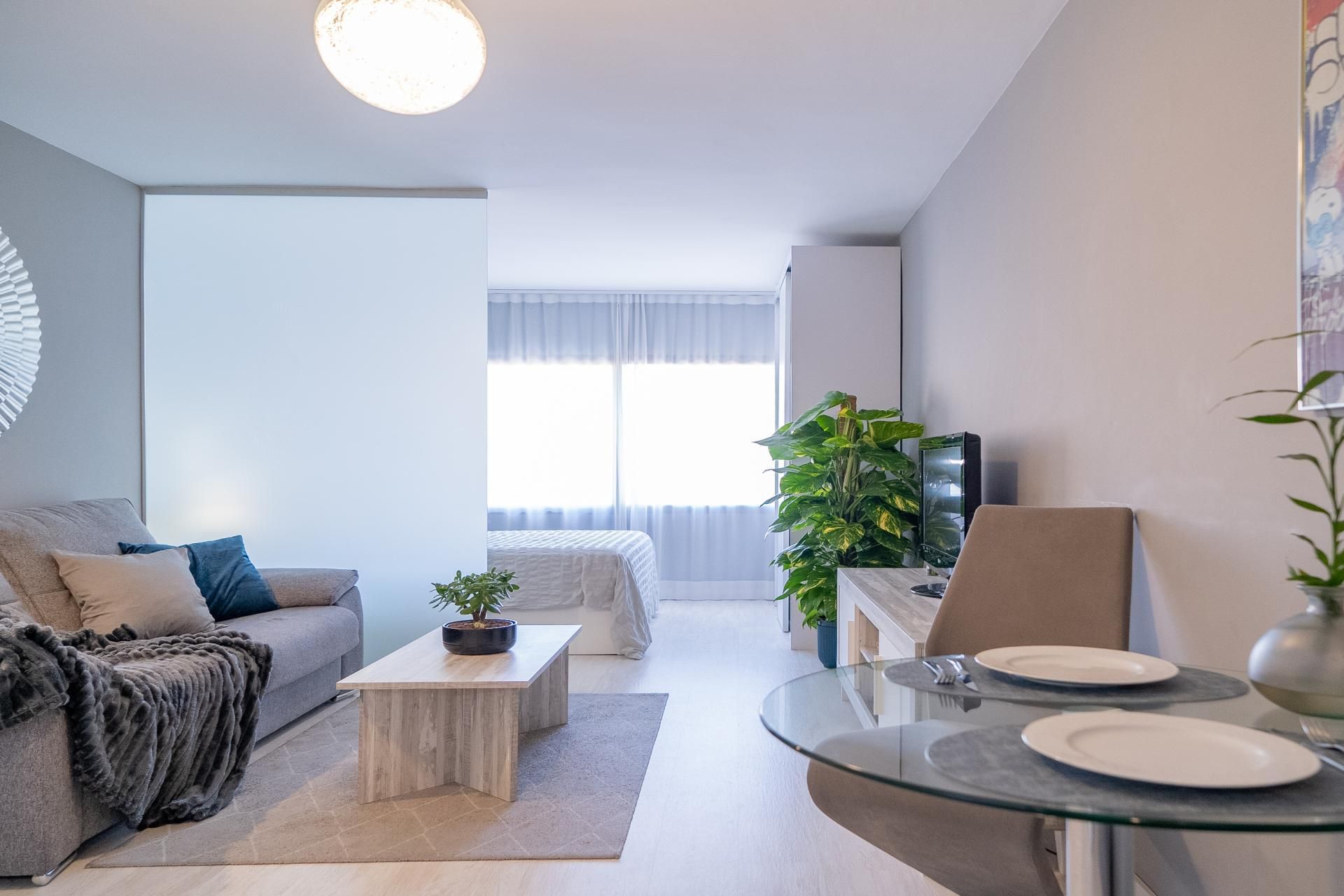 Pis de lloguer a Carrer de Don Juan de Austria, Sant Francesc Sala d'estar de Pis de lloguer en Valencia Capital amb Aire condicionat, Calefacció i Moblat