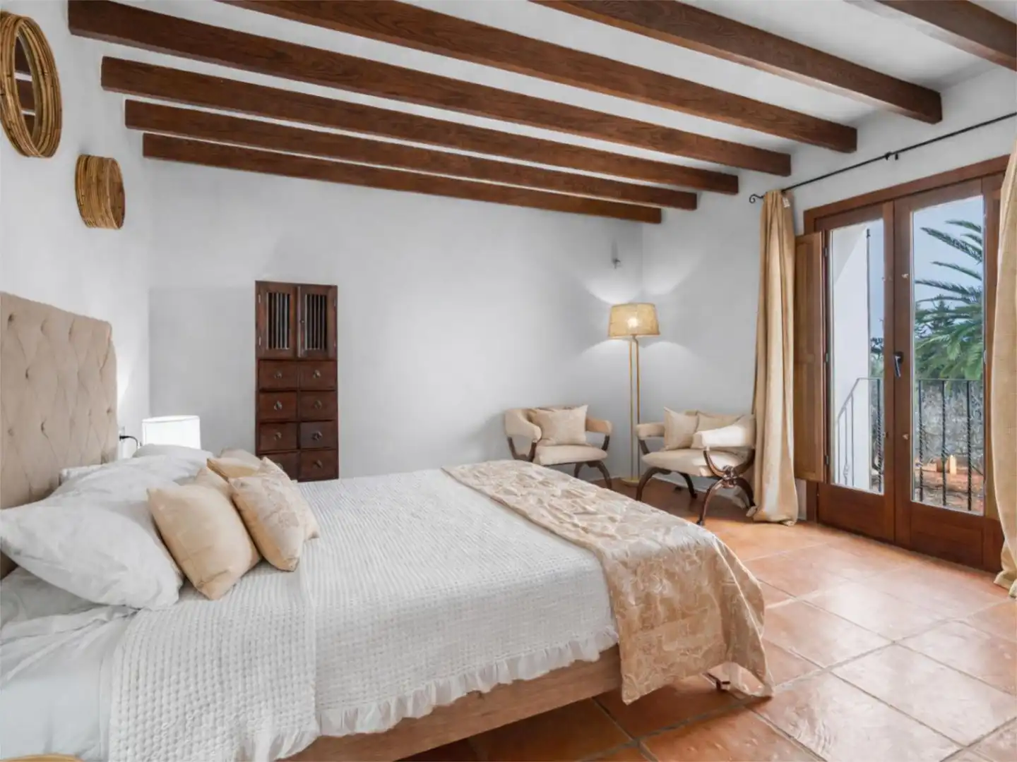 Dormitori de Casa o xalet en venda en Sant Josep de sa Talaia amb Aire condicionat, Terrassa i Piscina