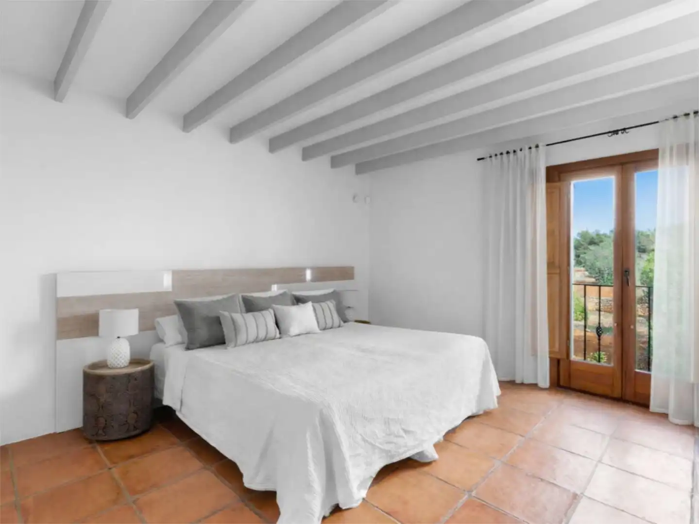 Dormitori de Casa o xalet en venda en Sant Josep de sa Talaia amb Aire condicionat, Terrassa i Piscina