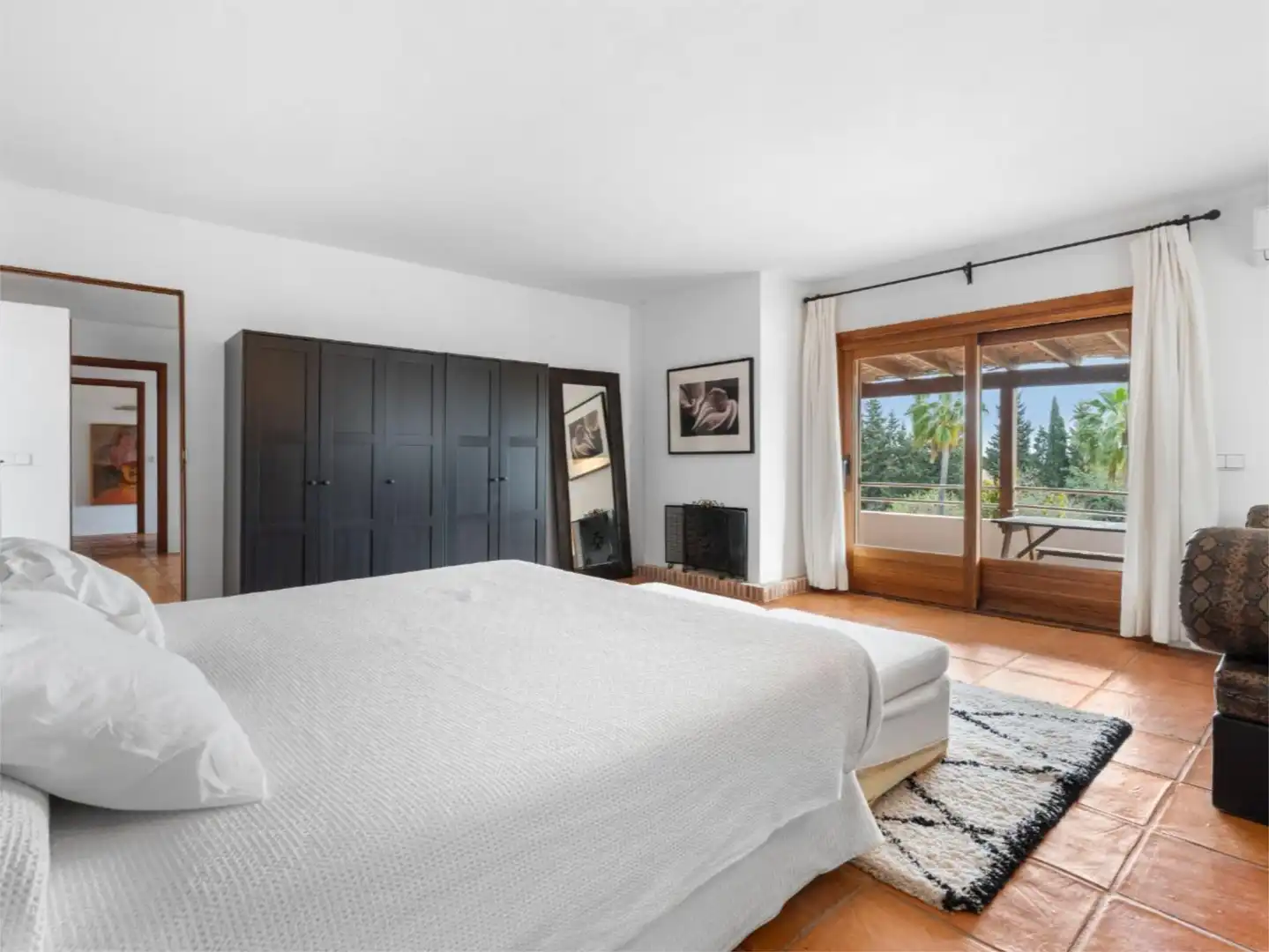 Dormitori de Casa o xalet en venda en Sant Josep de sa Talaia amb Aire condicionat, Terrassa i Piscina