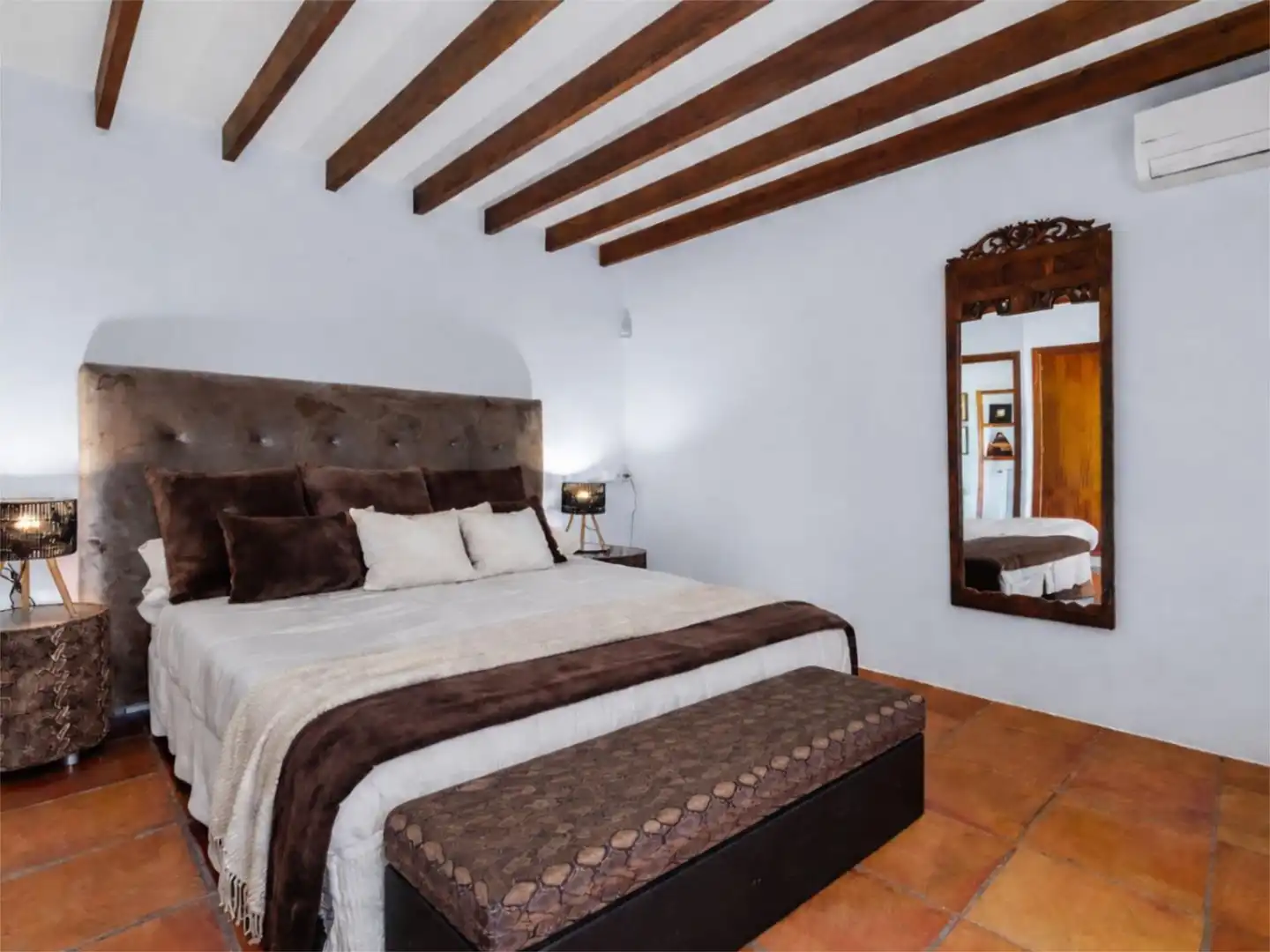 Dormitori de Casa o xalet en venda en Sant Josep de sa Talaia amb Aire condicionat, Terrassa i Piscina