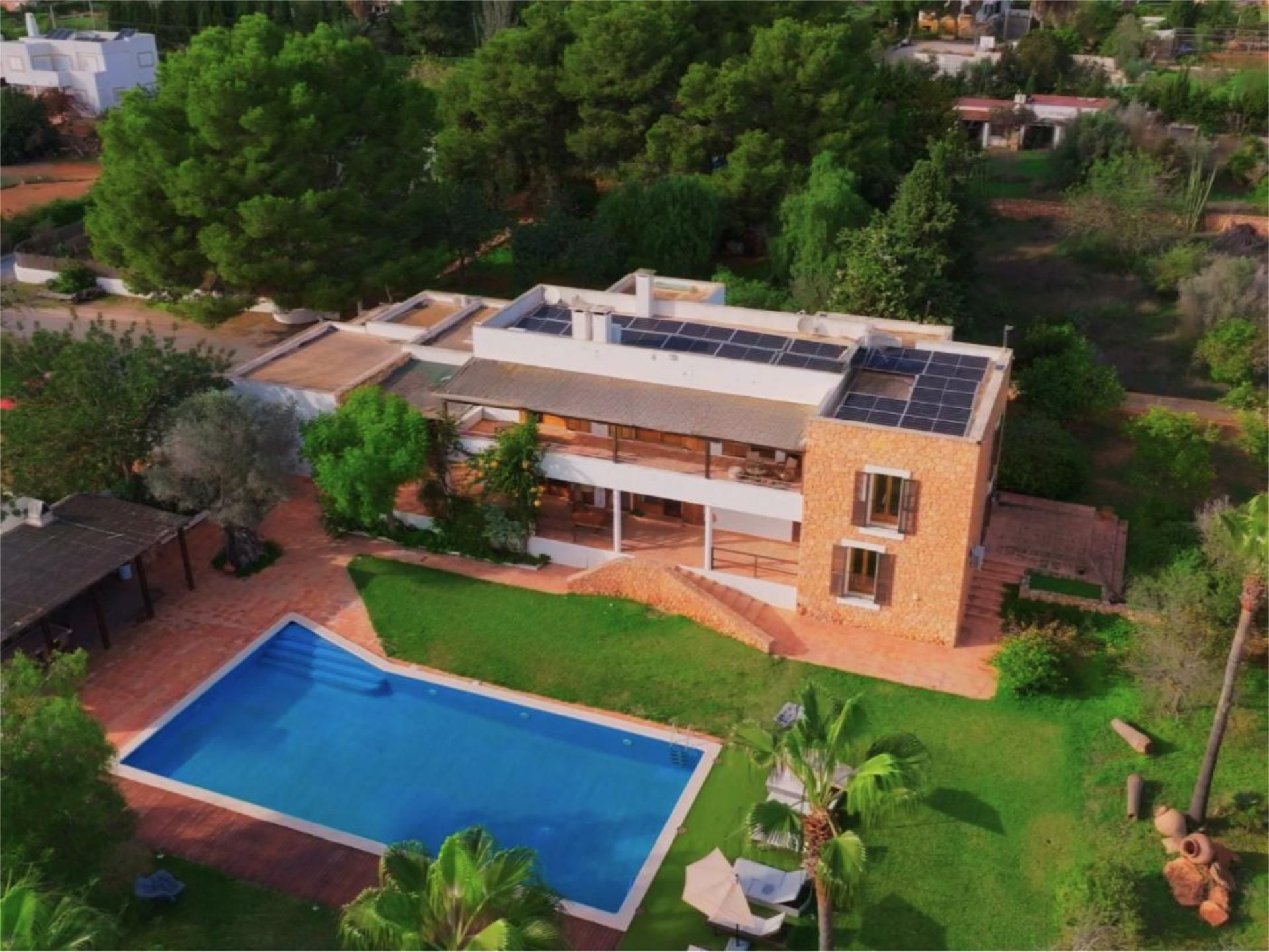 Garden of House or chalet for sale in Sant Josep de sa Talaia  with Air Conditioner, Terrace and Swimming Pool