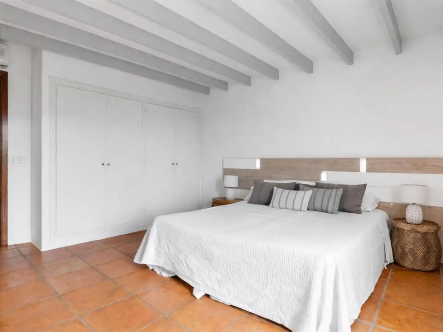 Dormitori de Casa o xalet en venda en Sant Josep de sa Talaia amb Aire condicionat, Terrassa i Piscina