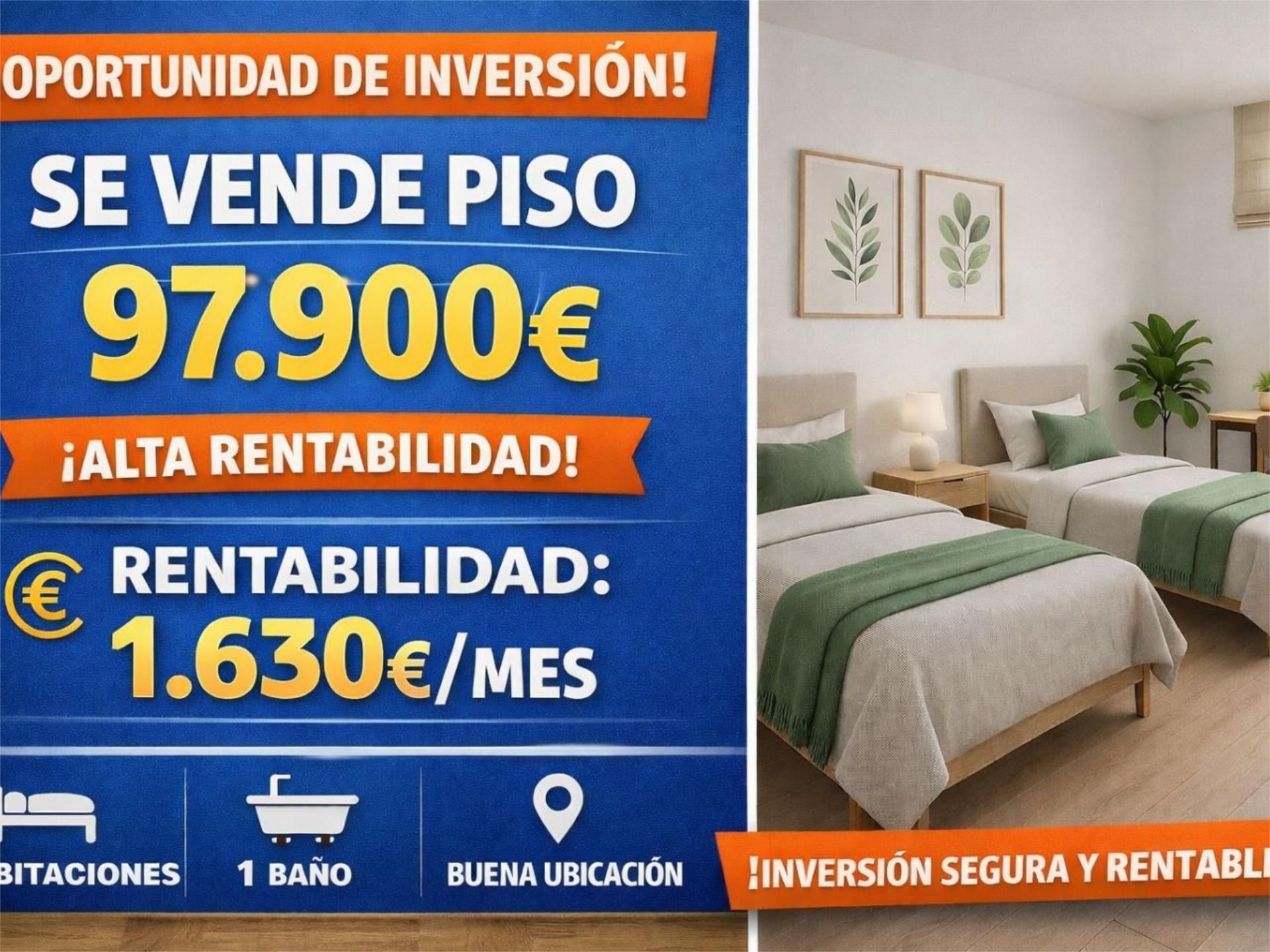 Dormitori de Pis en venda en Carrer Toledo, 16,  amb Terrassa