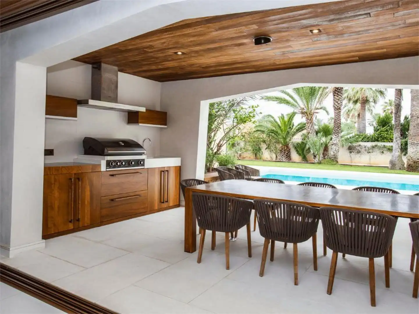 Kitchen of Houses for rent in Dénia  with Air Conditioner, Terrace and Swimming Pool