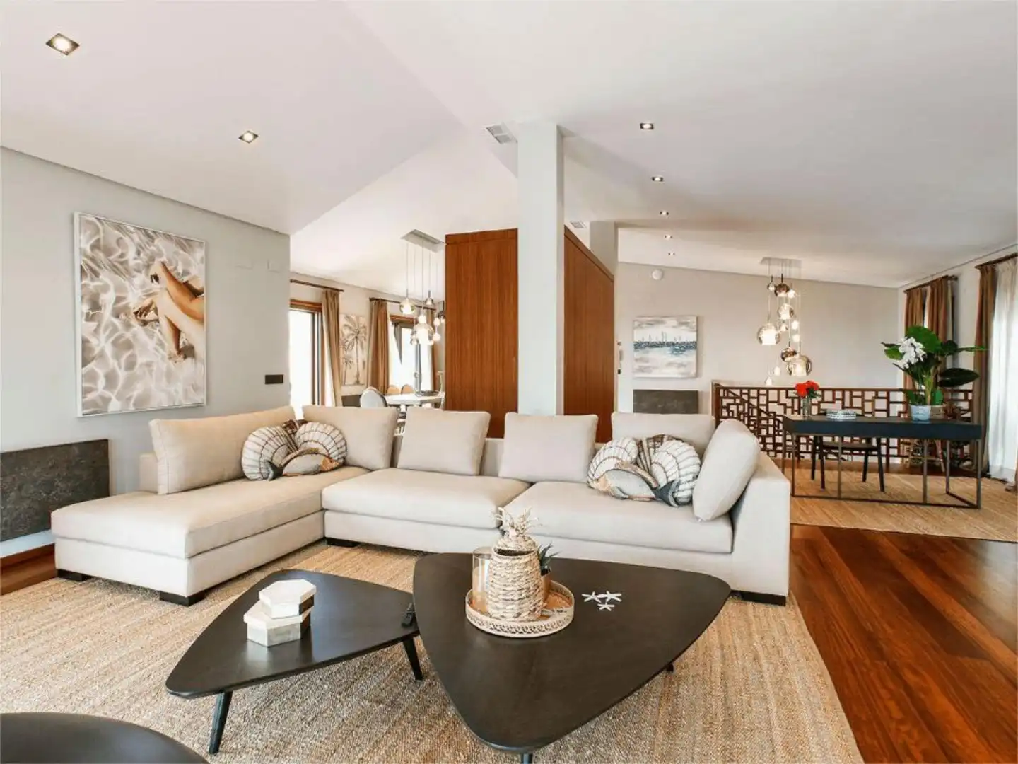 Living room of Houses for rent in Dénia  with Air Conditioner, Terrace and Swimming Pool