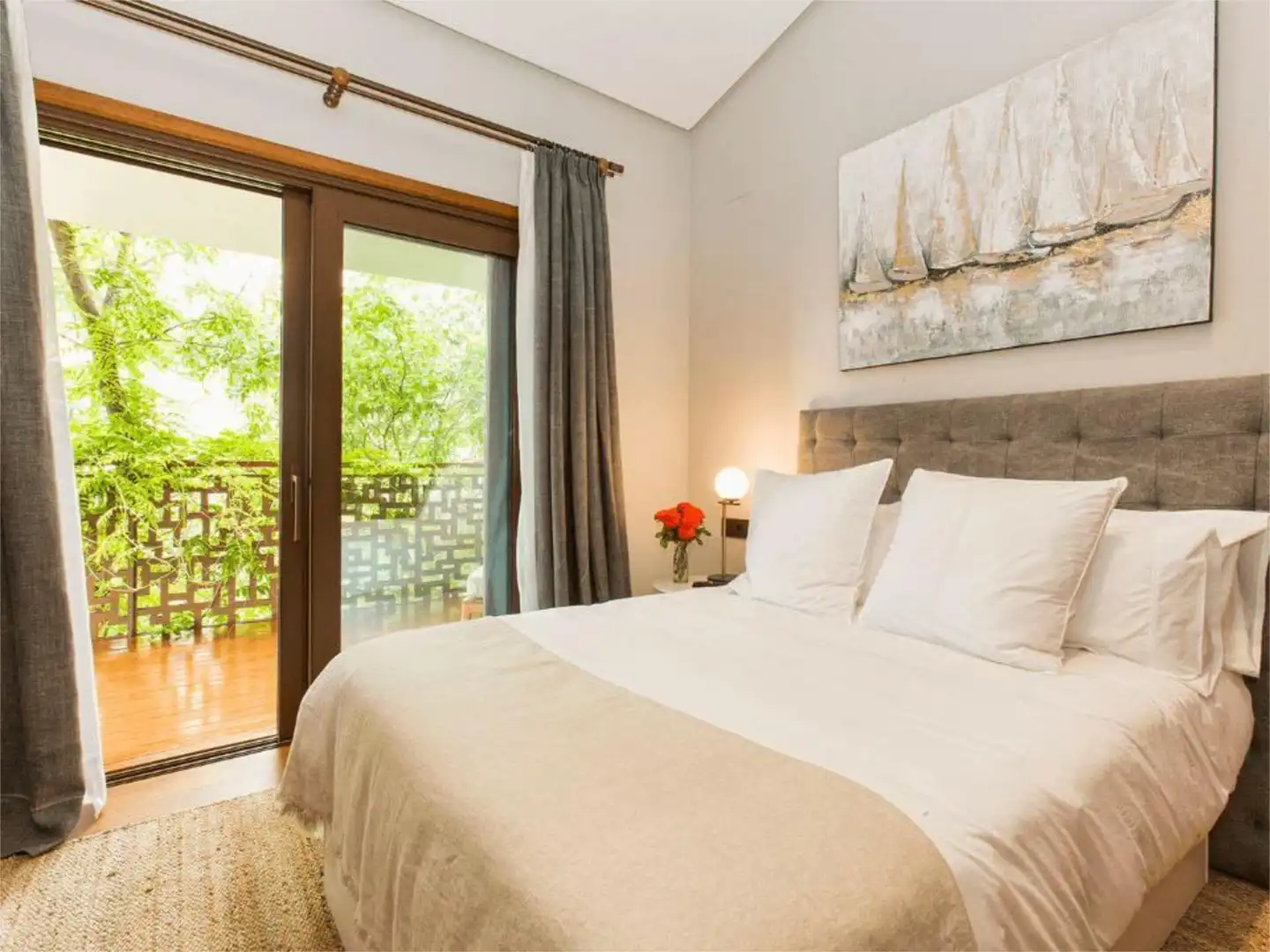 Bedroom of Houses for rent in Dénia  with Air Conditioner, Terrace and Swimming Pool