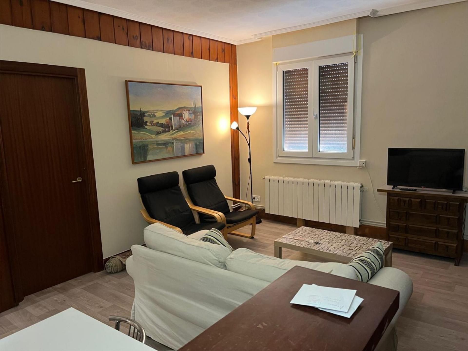 Sala d'estar de Pis de lloguer en Bilbao  amb Calefacció i Moblat