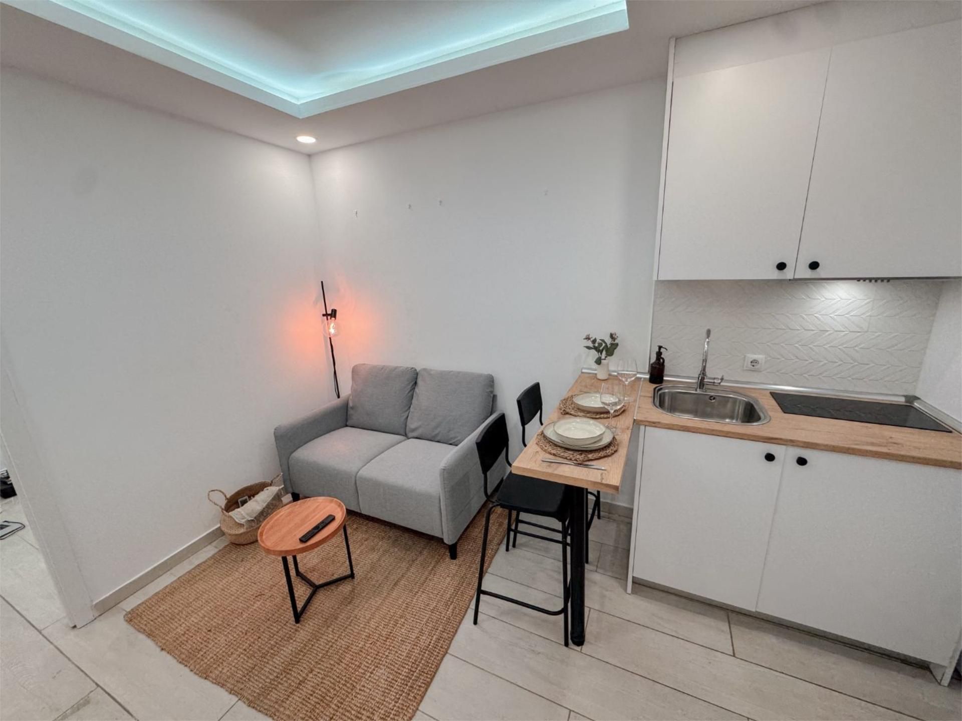 Living room of Flat to rent in  Madrid Capital  with Air Conditioner