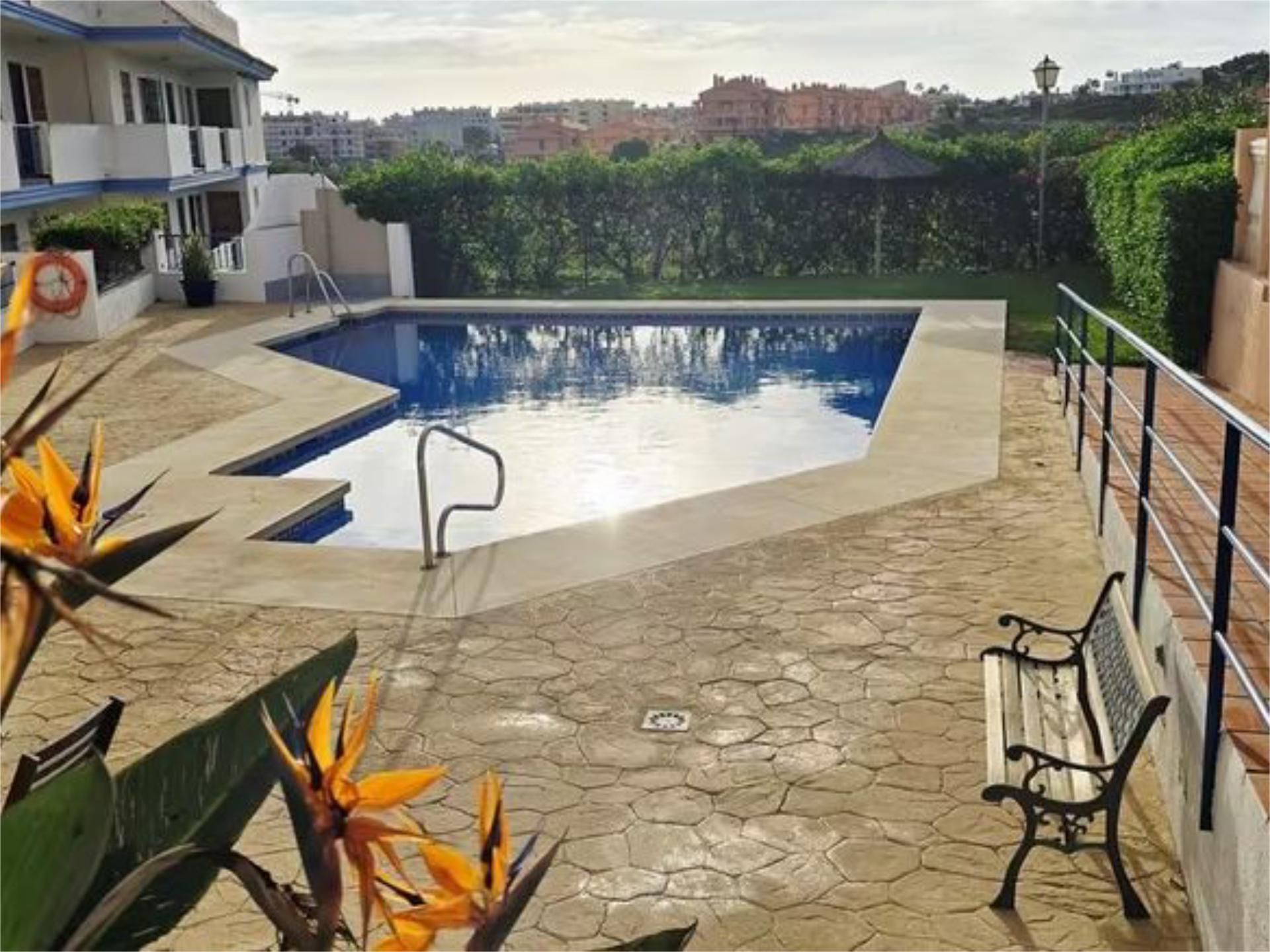 Swimming pool of Flat for sale in Mijas  with Terrace and Swimming Pool