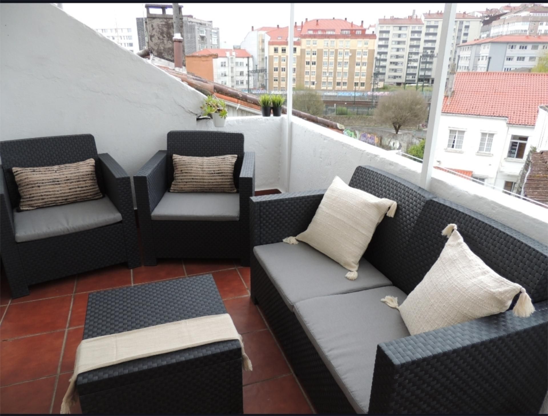 Ático en venta en Rúa de Brión, 2, Santiago de Compostela Terraza de Ático en venta en Santiago de Compostela con Terraza