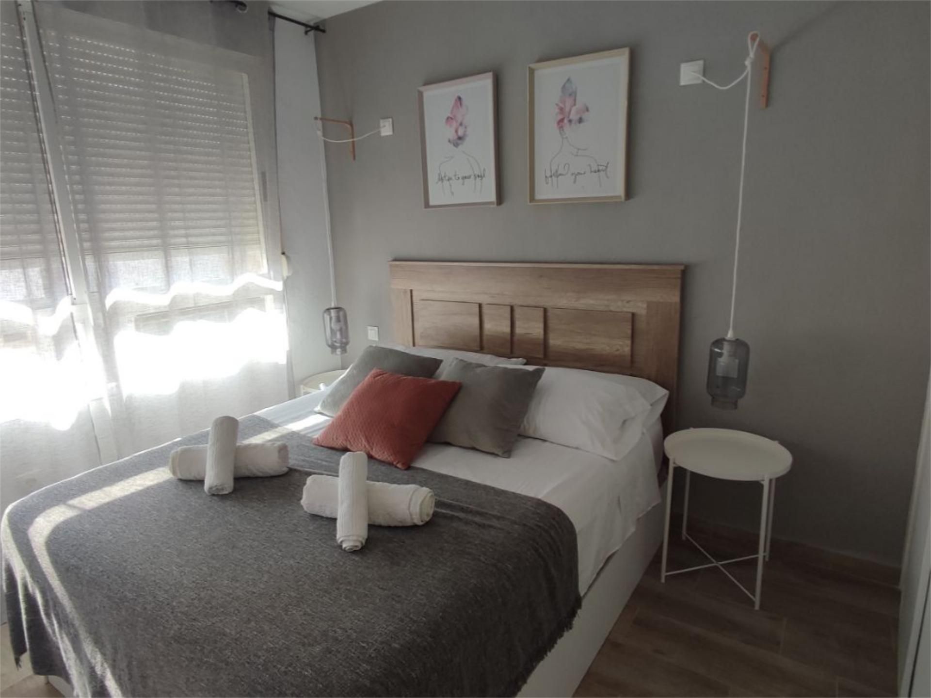 Bedroom of Flat to rent in Roquetas de Mar  with Air Conditioner and Terrace