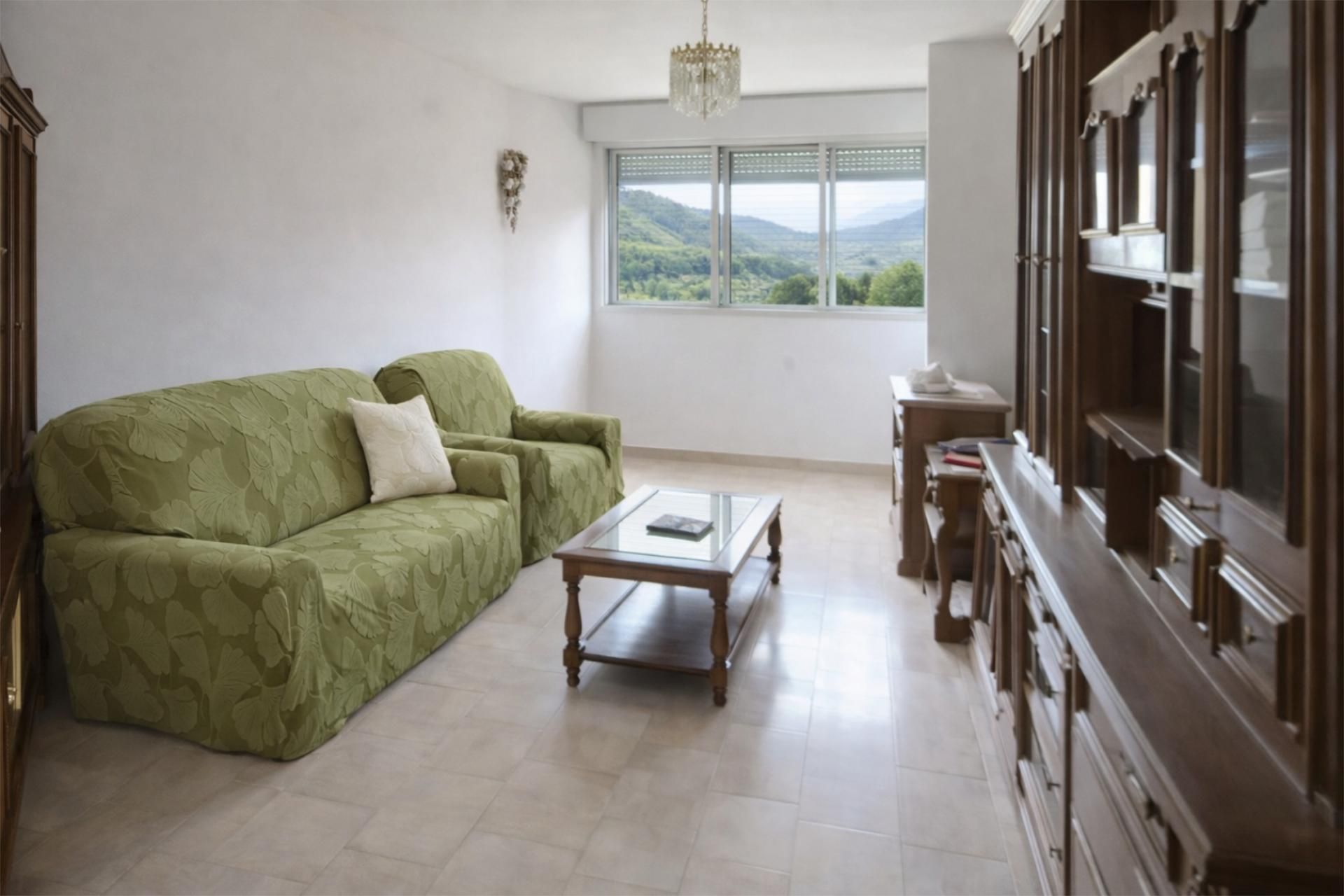 Bedroom of Flat to rent in Villablino  with Terrace, Storage room and Furnished