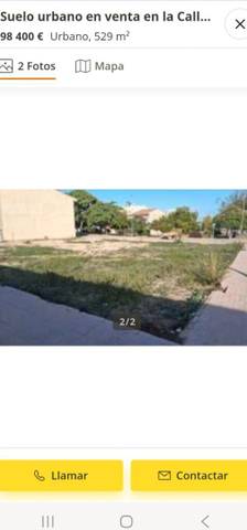 Terreno en Venta en Calle Portugales, 9 en Bullas