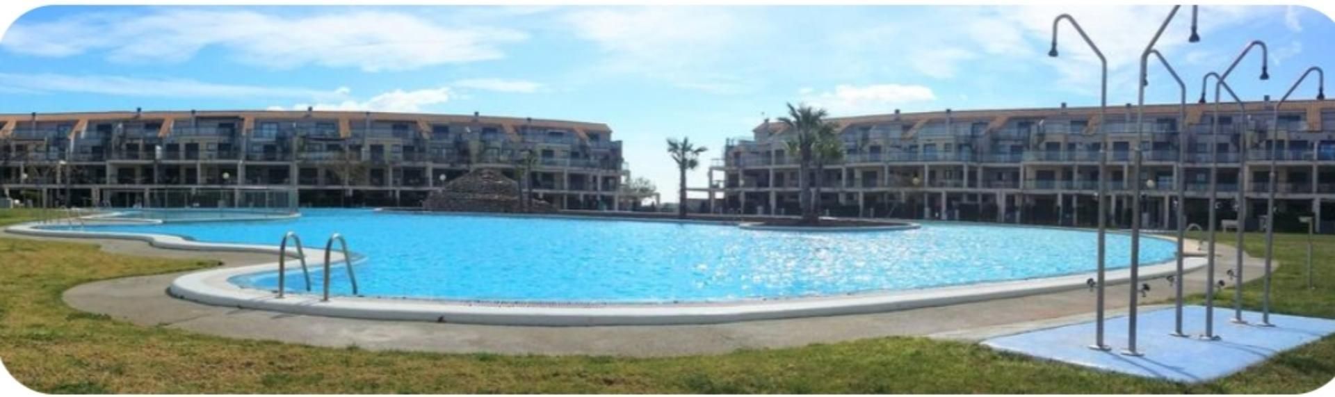 Swimming pool of Flat for sale in San Jorge / Sant Jordi  with Air Conditioner, Heating and Private garden