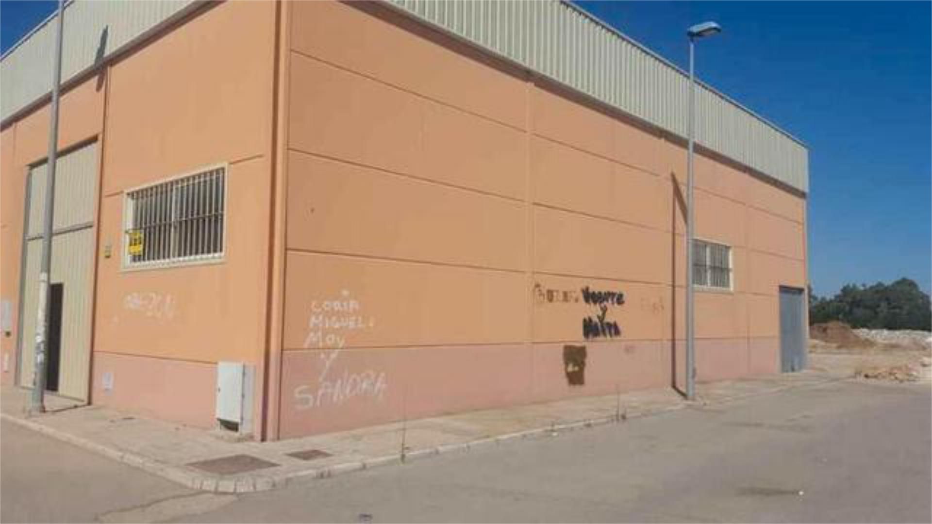 Vista exterior de Nave industrial de alquiler en La Puebla de Cazalla
