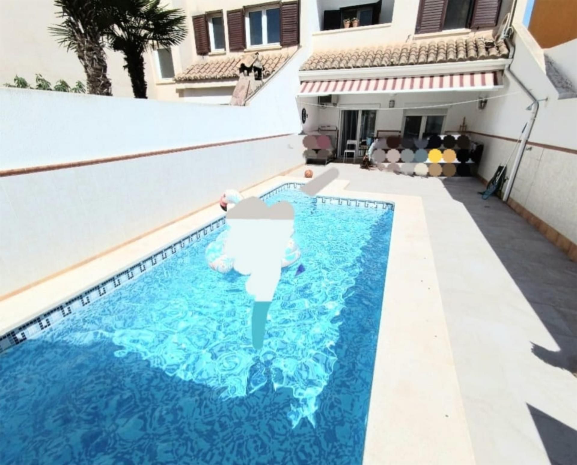Swimming pool of Single-family semi-detached for sale in Riba-roja de Túria