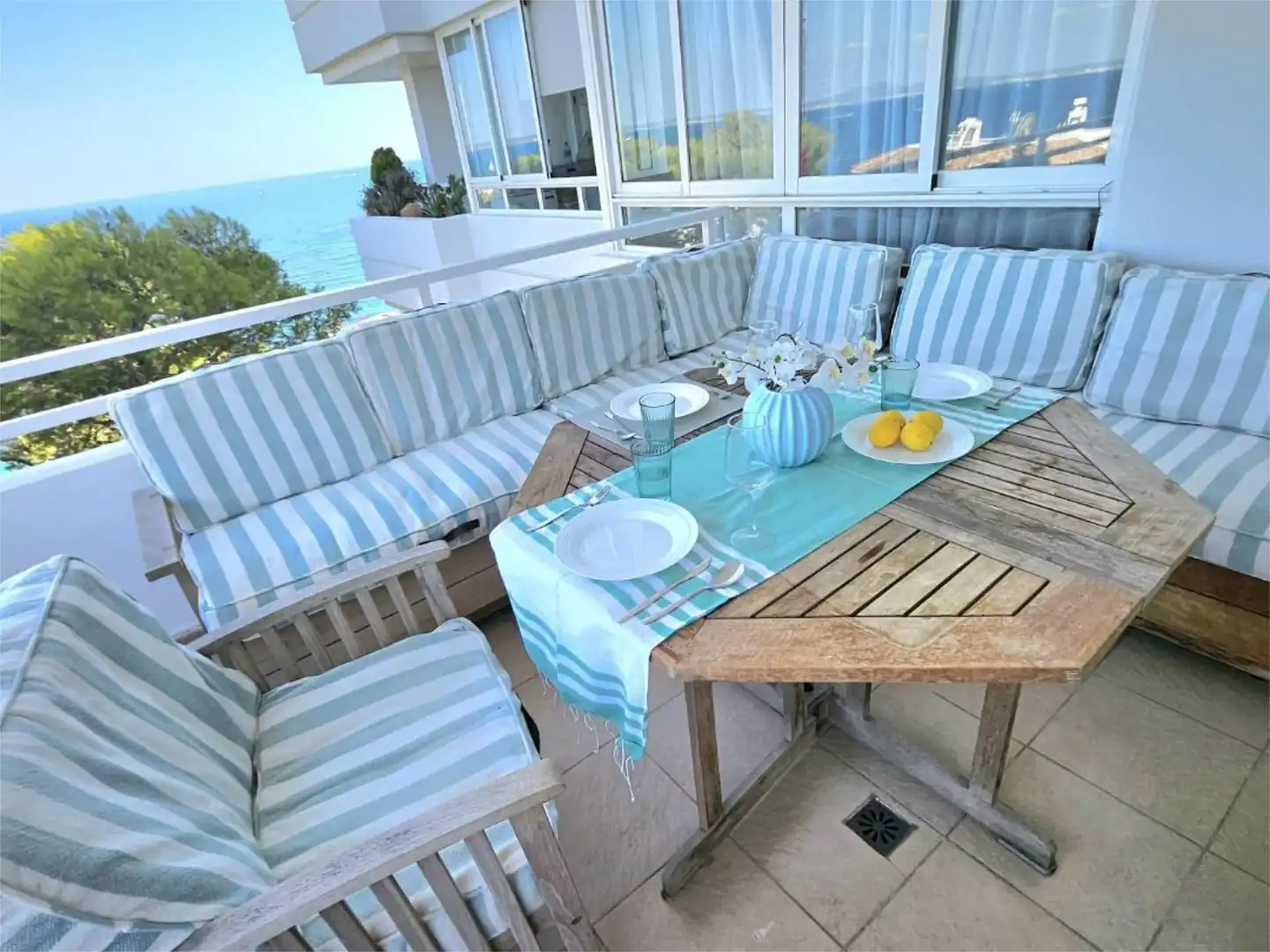 Terrasse von Wohnung zur Miete in Calvià