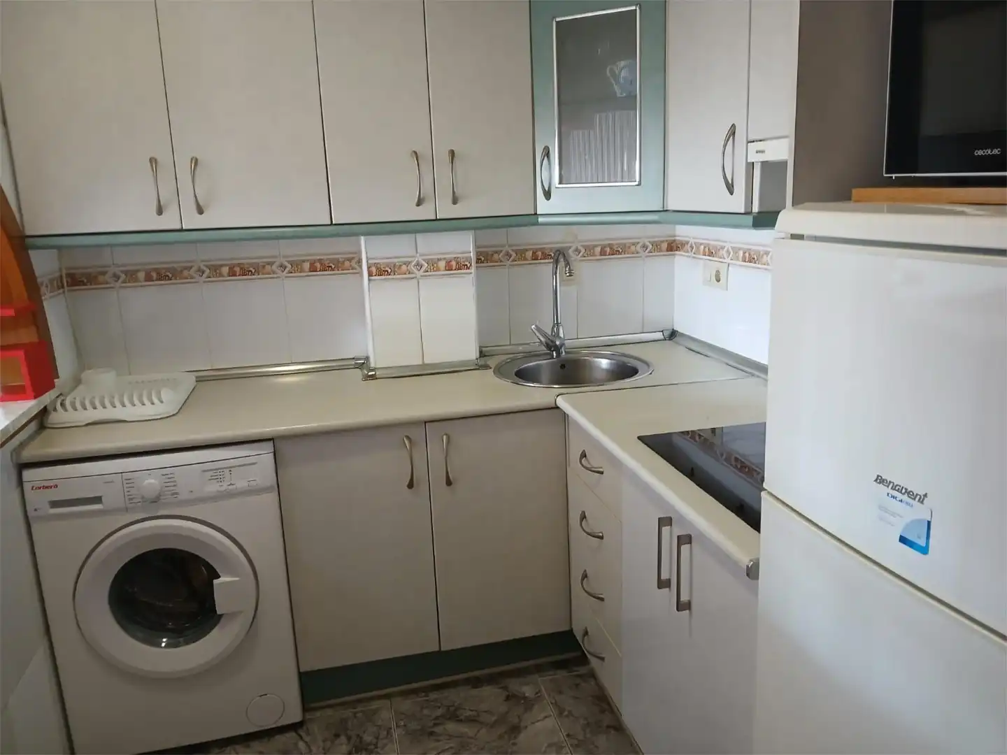 Kitchen of Flat for rent in Roquetas de Mar  with Air Conditioner, Heating and Furnished