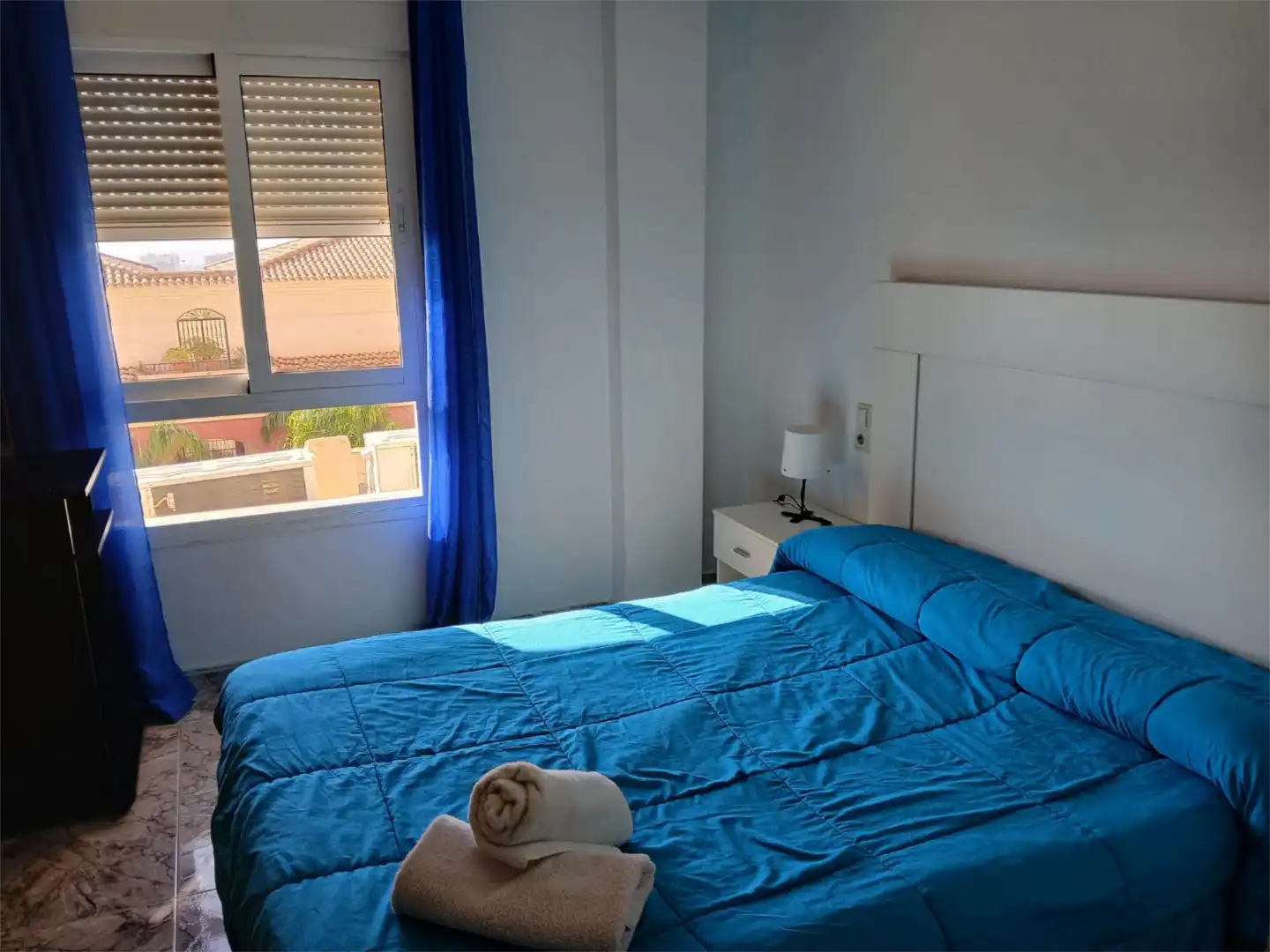 Bedroom of Flat for rent in Roquetas de Mar  with Air Conditioner, Heating and Furnished