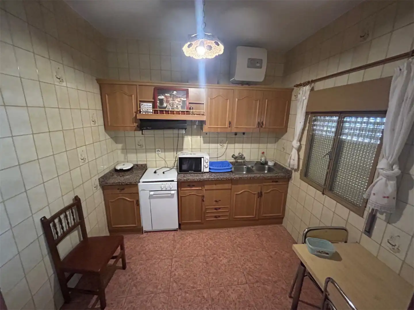 Kitchen of Flat for sale in Abrucena  with Terrace, Furnished and Balcony