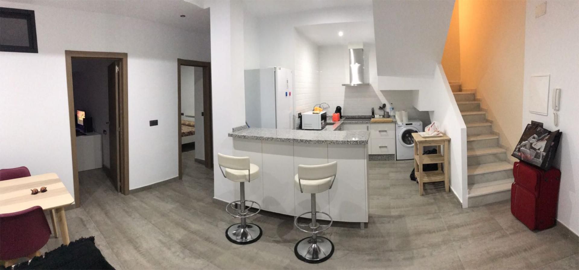 Pis de lloguer a Calle Conde de Luna, 3, Olletas - Sierra Blanquilla Cuina de Pis de lloguer en Málaga Capital amb Aire condicionat i Moblat