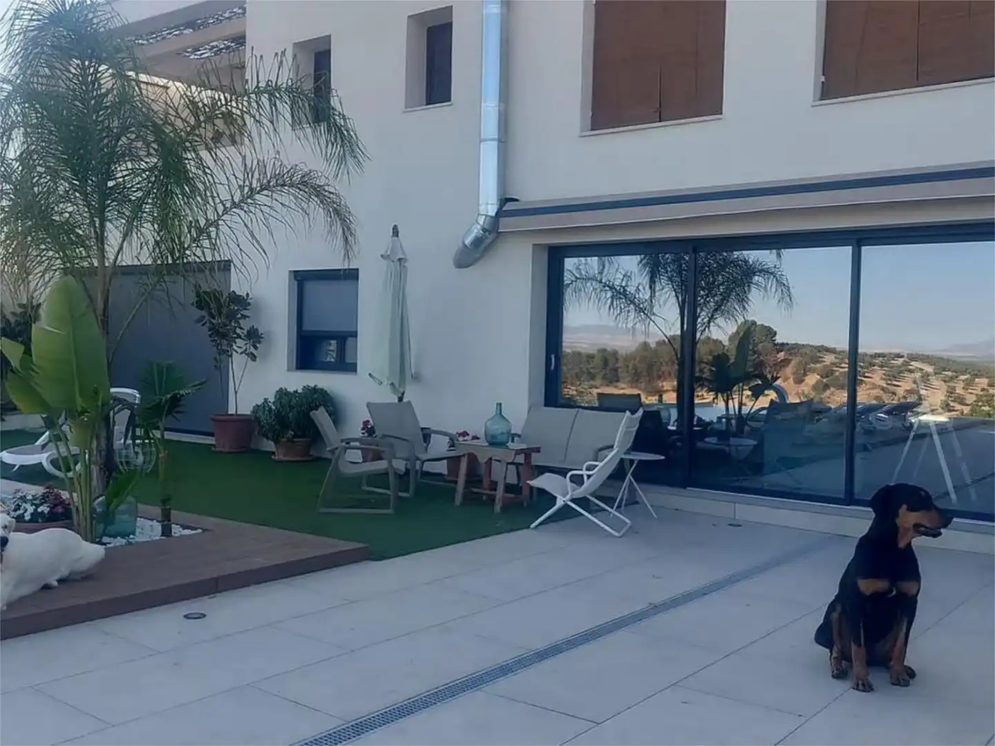 Casa adosada de alquiler en Calle Veredillas, 13, Íllora Terraza de Casa adosada de alquiler en Íllora con Aire acondicionado, Calefacción y Jardín privado