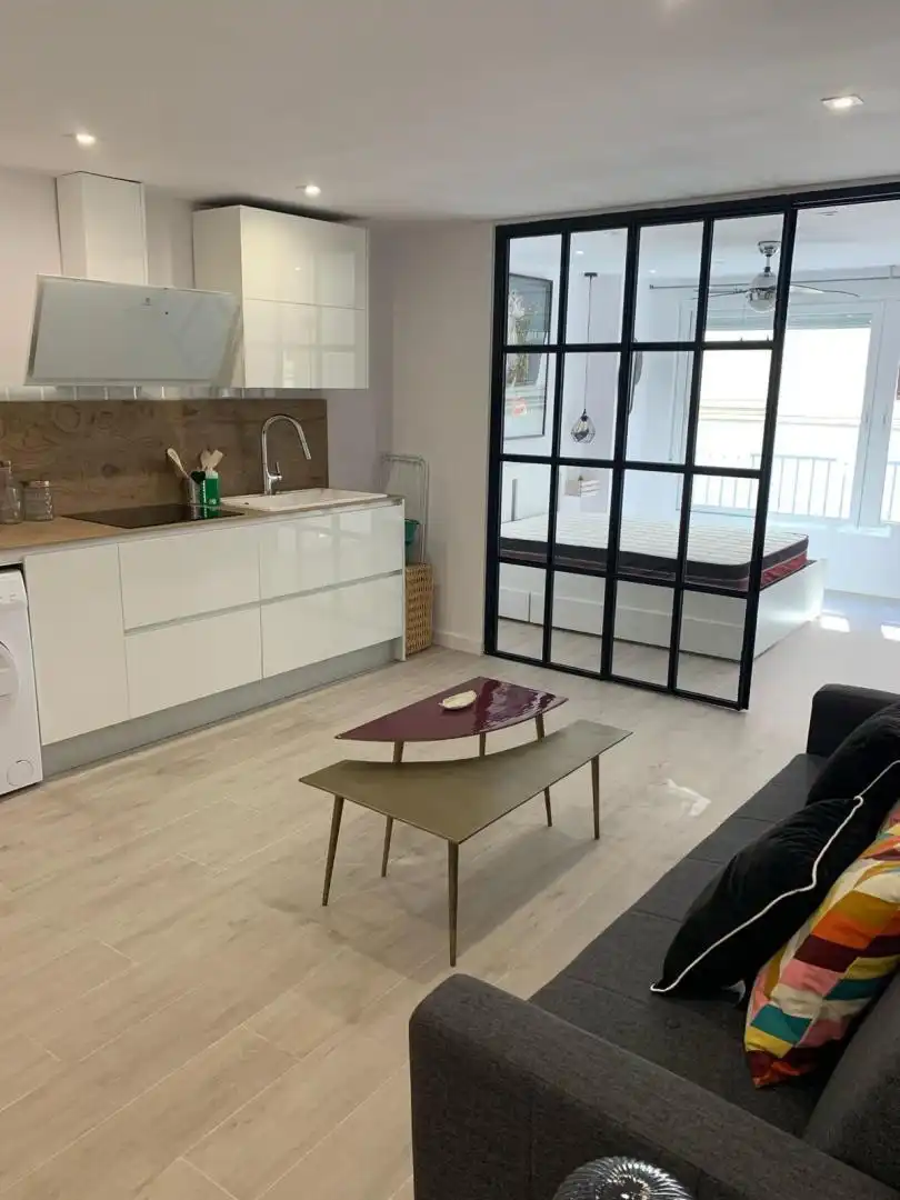 Cuina de Estudi de lloguer en  Granada Capital amb Aire condicionat i Balcó