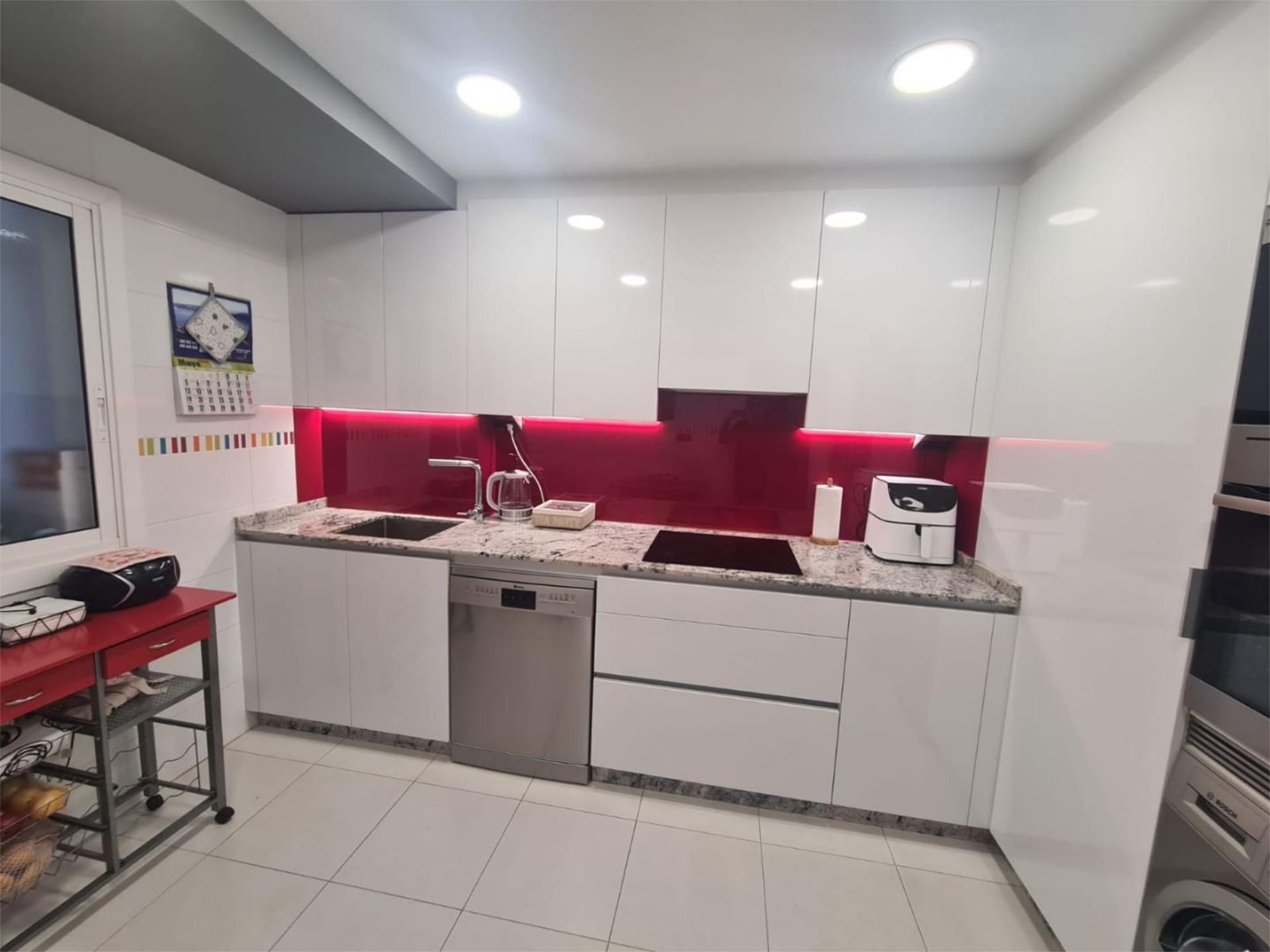 Kitchen of Flat for sale in Vigo   with Heating, Balcony and Video intercom