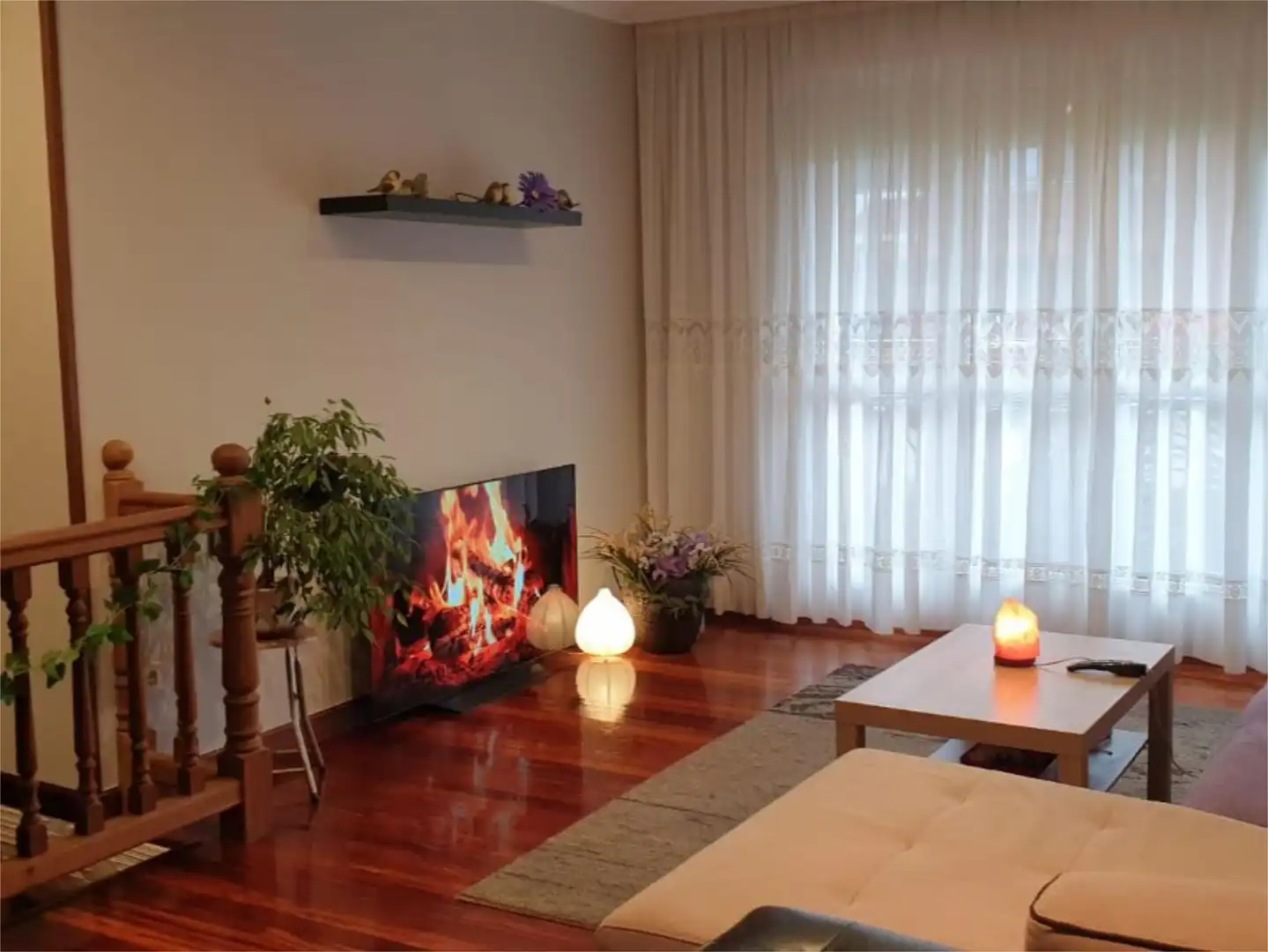 Sala d'estar de Pis en venda en Gatika amb Calefacció, Parquet i Terrassa