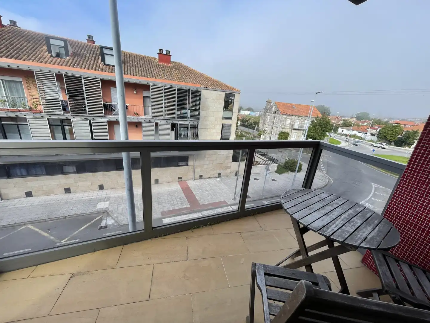 Wohnung zum Verkauf in Rúa Real de Sabarís, 48, Baiona Terrasse von Wohnung zum Verkauf in Baiona mit Heizung, Abstellraum und Balkon