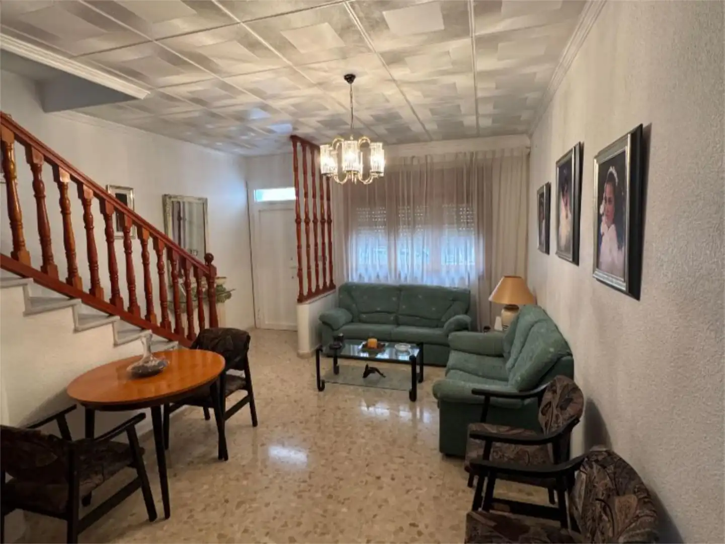 Flat for sale in Calle Larache, 6, Roquetas Pueblo Living room of Flat for sale in Roquetas de Mar with Air Conditioner, Terrace and Balcony