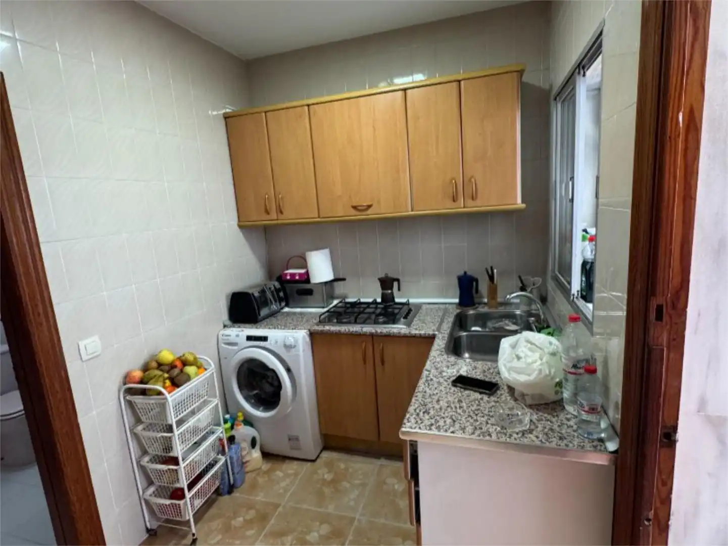 Flat for sale in Calle Larache, 6, Roquetas Pueblo Kitchen of Flat for sale in Roquetas de Mar with Air Conditioner, Terrace and Balcony