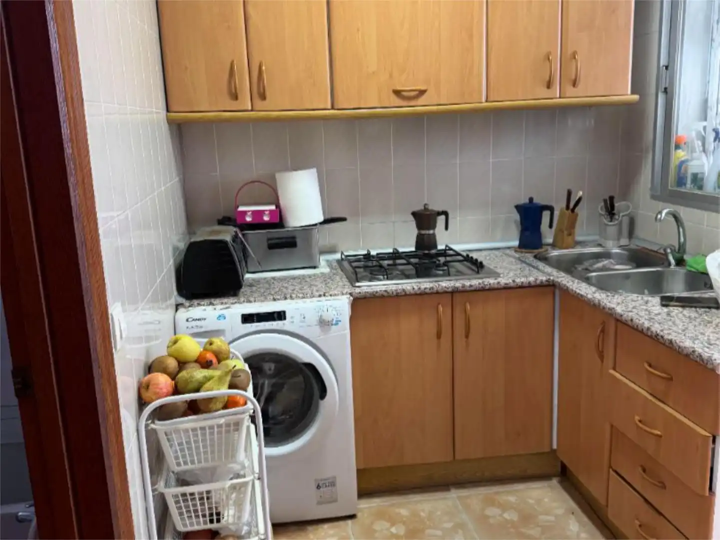 Flat for sale in Calle Larache, 6, Roquetas Pueblo Kitchen of Flat for sale in Roquetas de Mar with Air Conditioner, Terrace and Balcony