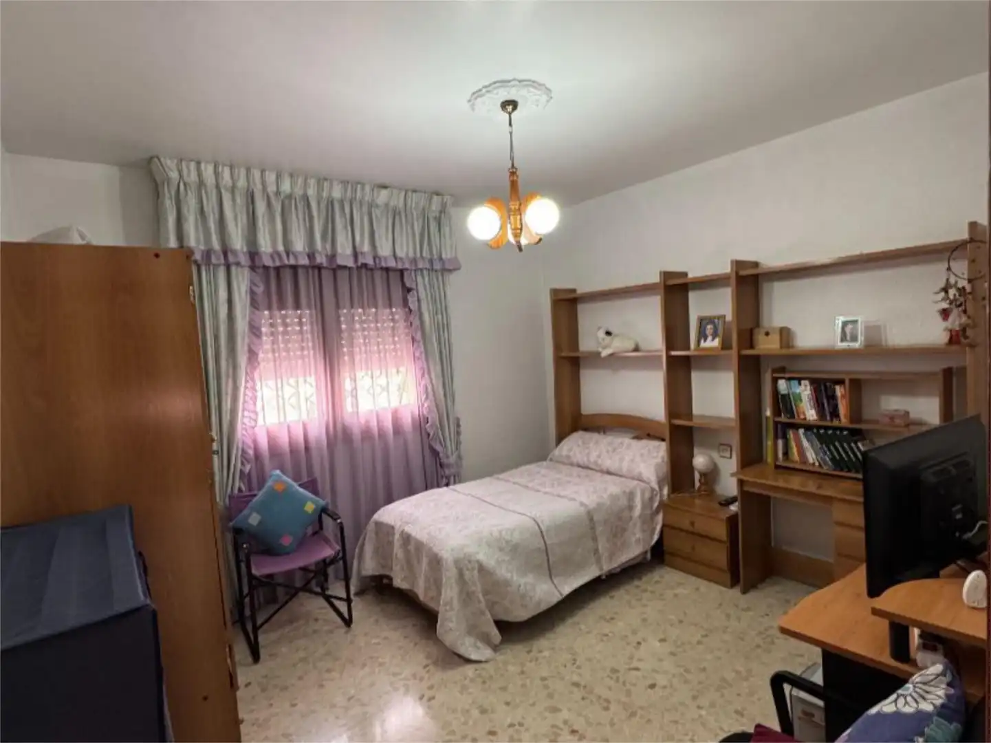 Flat for sale in Calle Larache, 6, Roquetas Pueblo Bedroom of Flat for sale in Roquetas de Mar with Air Conditioner, Terrace and Balcony