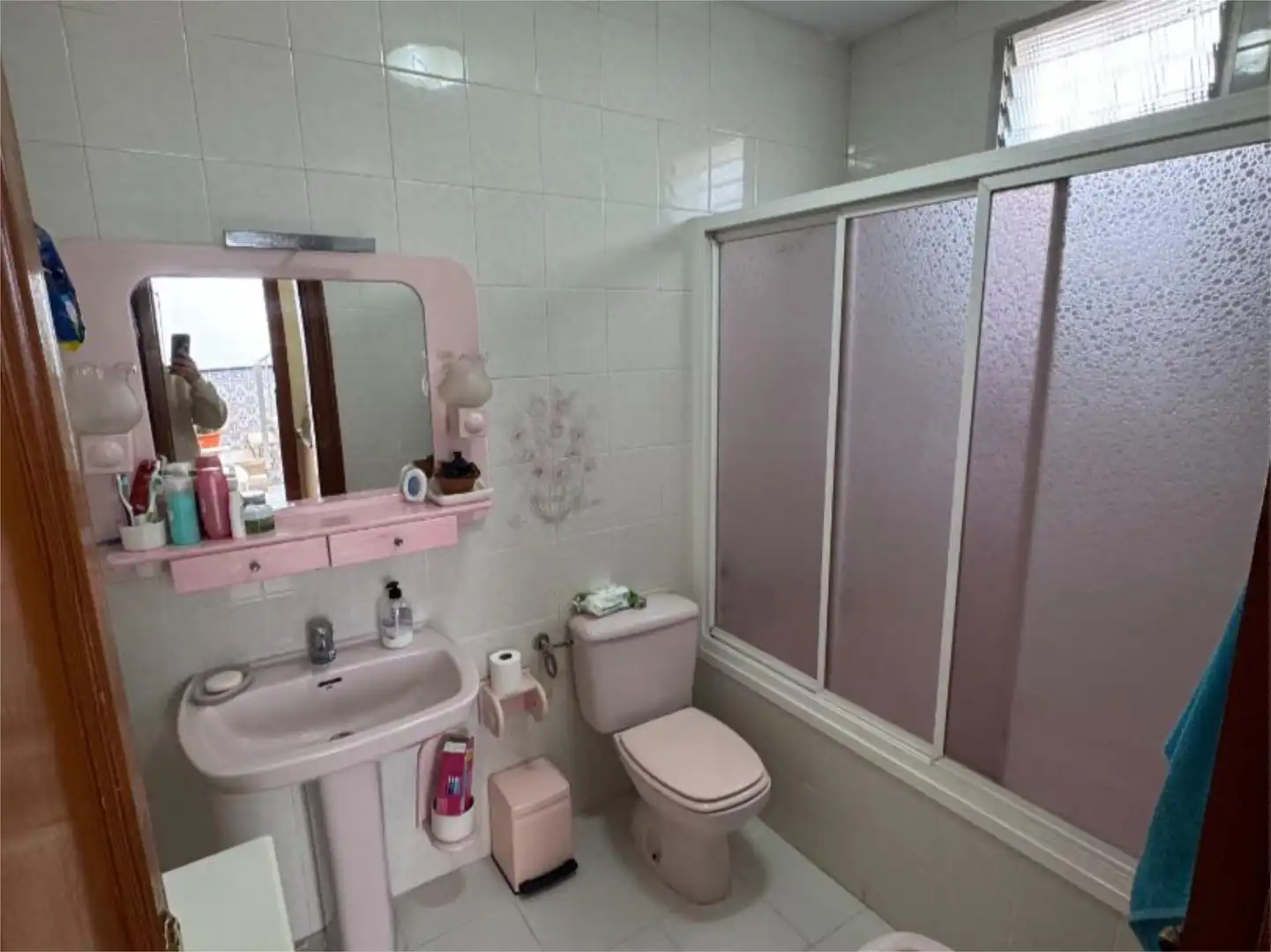 Flat for sale in Calle Larache, 6, Roquetas Pueblo Bathroom of Flat for sale in Roquetas de Mar with Air Conditioner, Terrace and Balcony