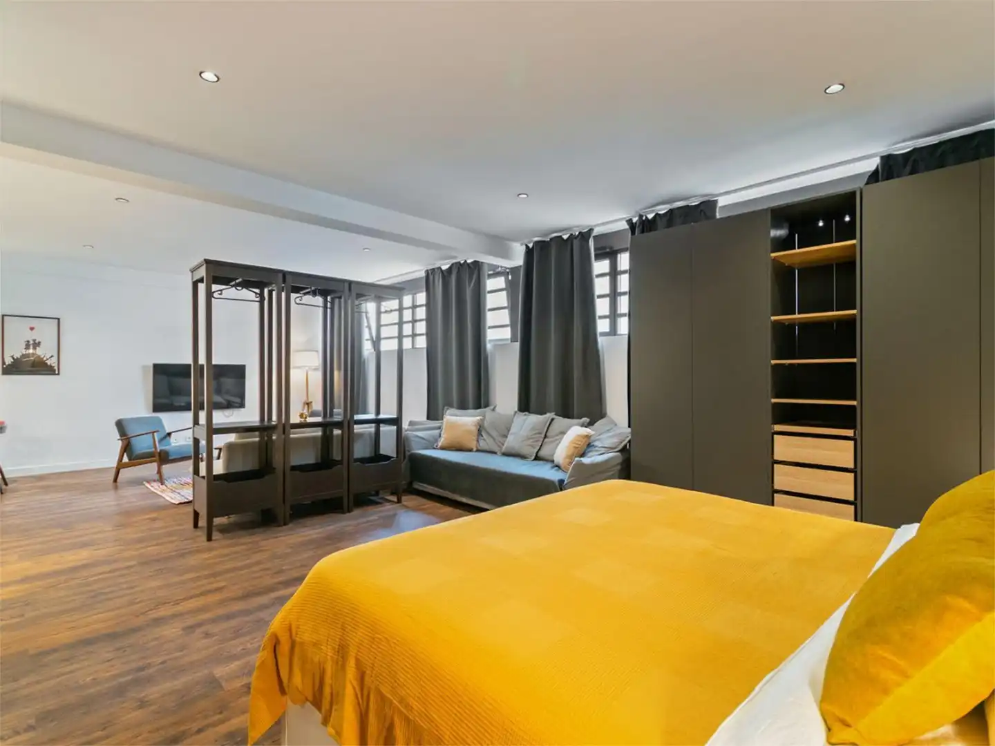 Flat for rent in Carrer de Sancho de Ávila, 43, El Parc i la Llacuna del Poblenou Bedroom of Flat for rent in Barcelona Capital with Air Conditioner, Terrace and Swimming Pool