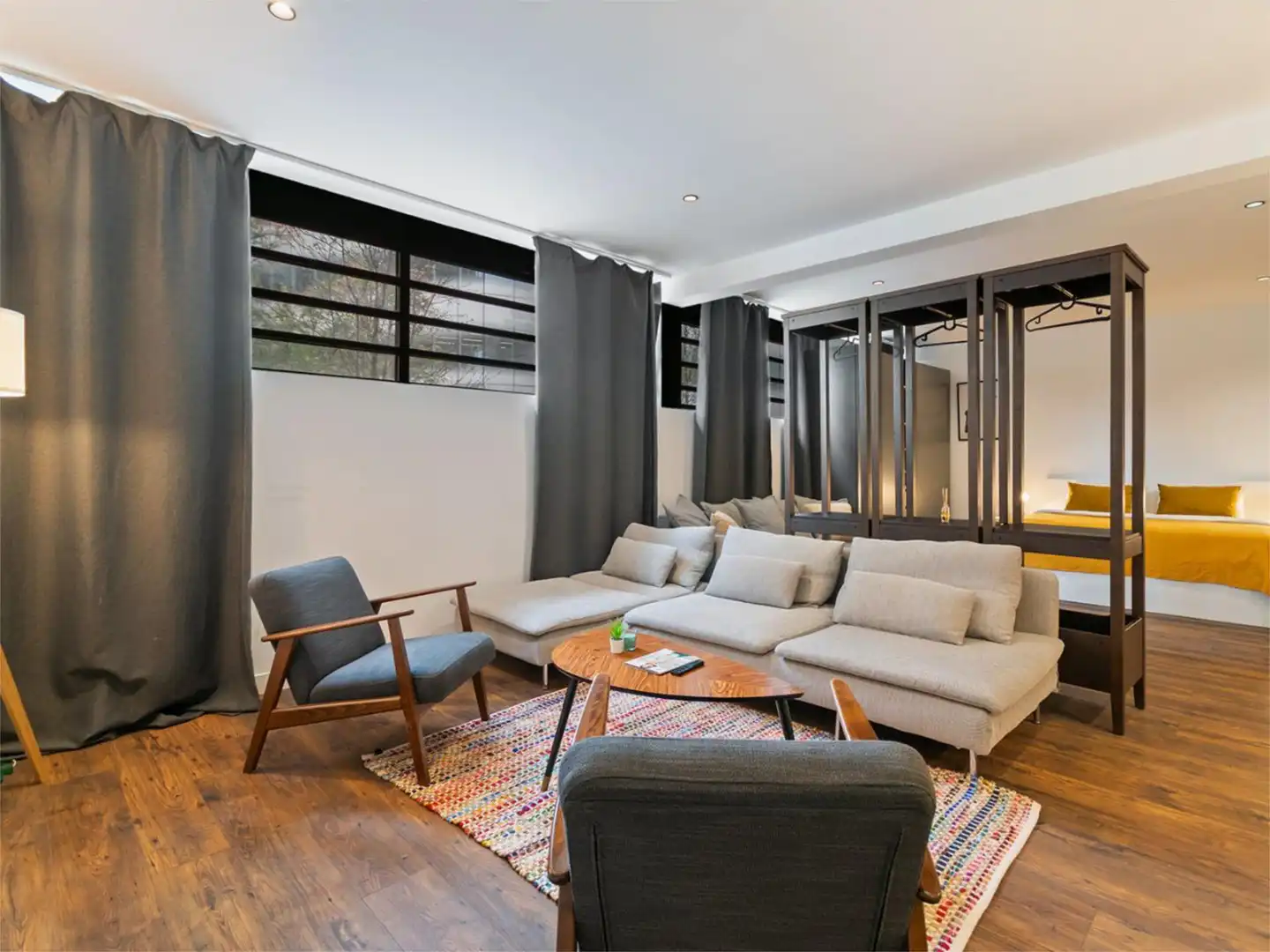 Flat for rent in Carrer de Sancho de Ávila, 43, El Parc i la Llacuna del Poblenou Living room of Flat for rent in Barcelona Capital with Air Conditioner, Terrace and Swimming Pool