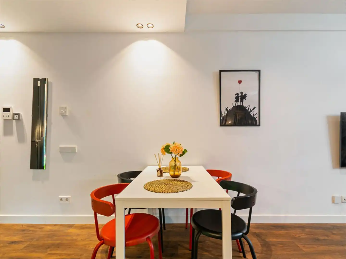 Flat for rent in Carrer de Sancho de Ávila, 43, El Parc i la Llacuna del Poblenou Dining room of Flat for rent in Barcelona Capital with Air Conditioner, Terrace and Swimming Pool