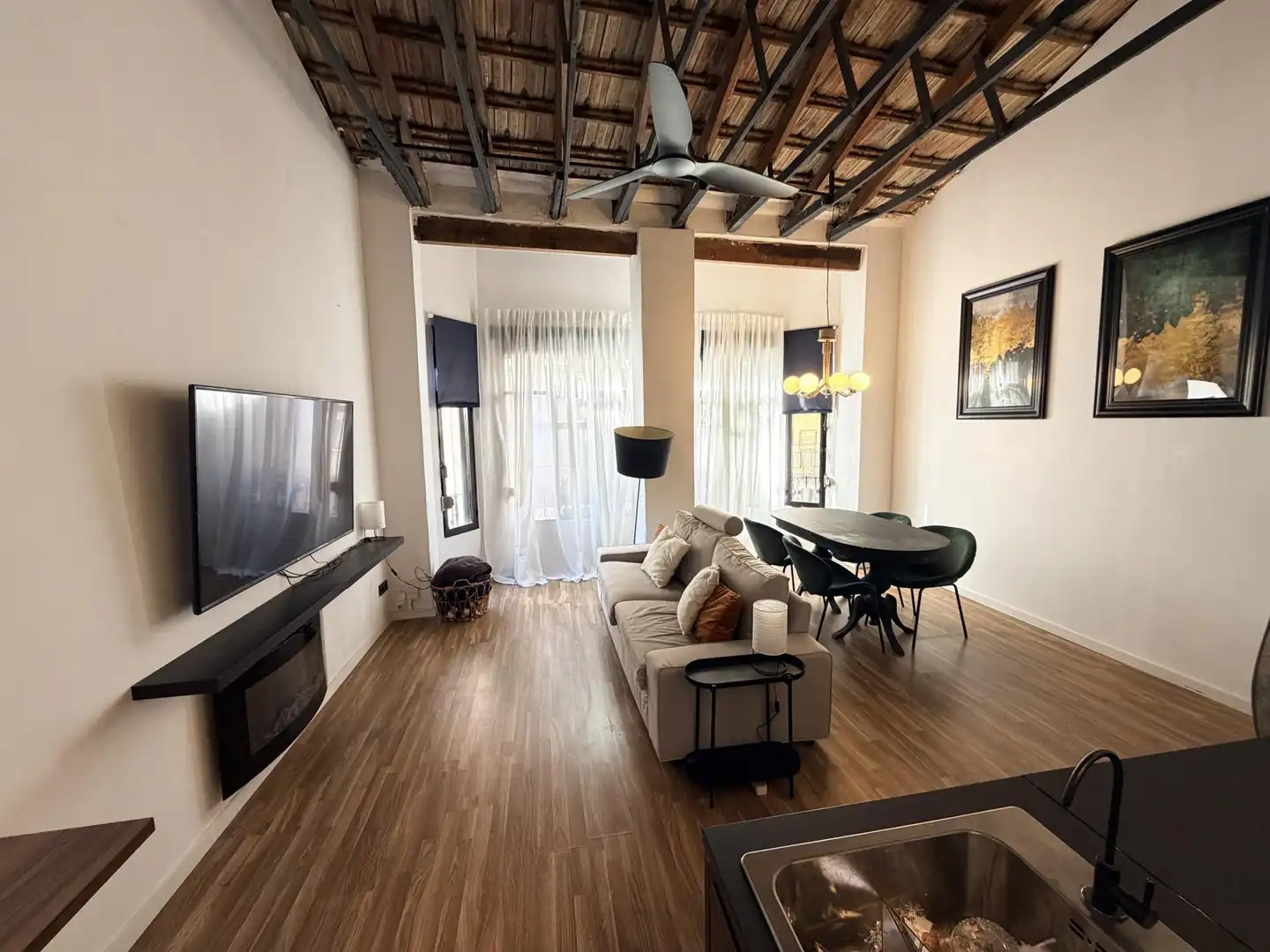 Flat for sale in Carrer Tinent Ruiz Bru, 17, Reina Victoria - Miguel Hernández Living room of Flat for sale in Elche / Elx with Air Conditioner and Terrace