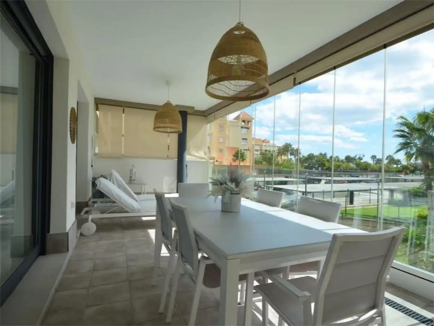Piso de alquiler en Avenida de los Cisnes, Isla Canela Terraza de Piso de alquiler en Ayamonte con Aire acondicionado, Calefacción y Parquet